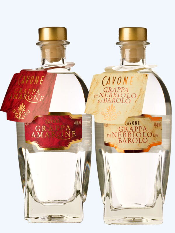 Grappa di Amarone und Grappa Nebbiolo